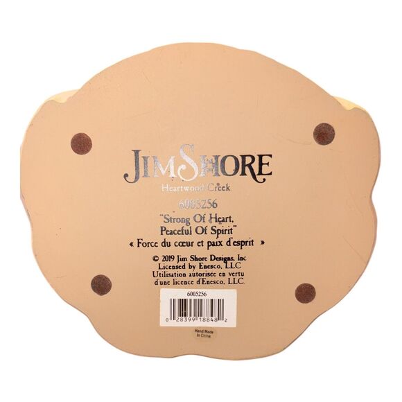 JIM SHORE Strong Heart Peaceful Spirit Patriotic ANGEL Figurine w/ Eagle 6005256 - Picture 5 of 5